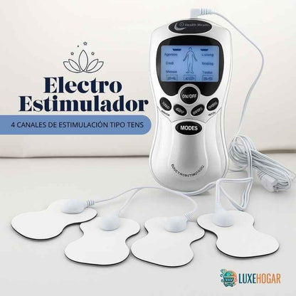ELECTRO ESTIMULADOR (Masajeador 4 tens) 💆🏻‍♀️