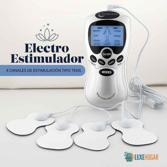 ELECTRO ESTIMULADOR (Masajeador 4 tens) 💆🏻‍♀️